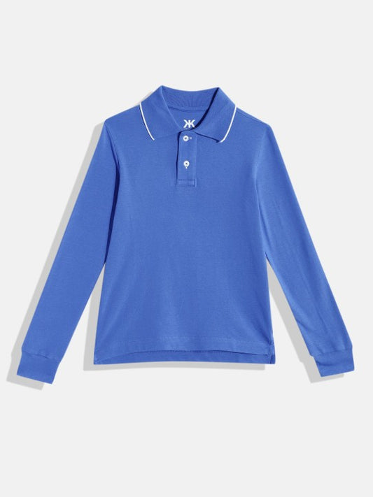 Boys Polo Collar Pure Cotton T-shirt